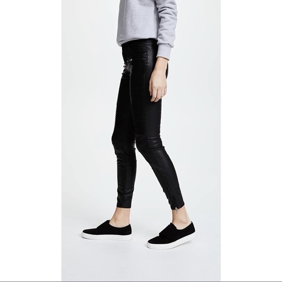 Blanknyc Black Vegan Leather Moto Pants - Picture 4 of 12